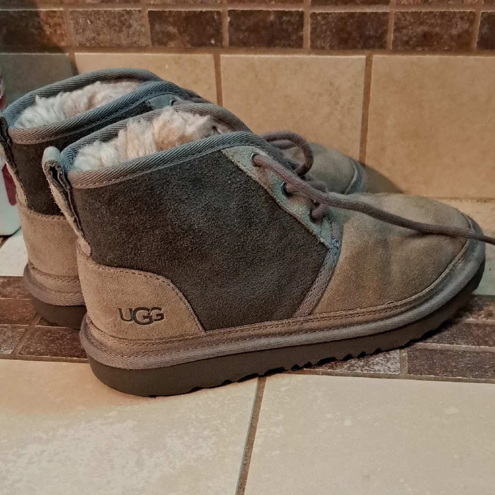 UGG Gray Boots Classic Suede Design